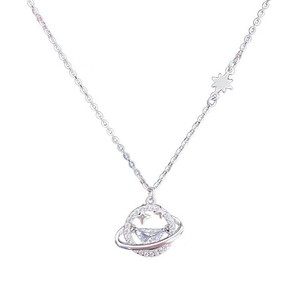 Collana con Ciondolo a Catena di Bambù in Argento S925, Accessorio Sportivo di Lusso per Donne, Regalo <span class=keywords><strong>Unico</strong></span> e Versatile per Amiche - Product Image 5