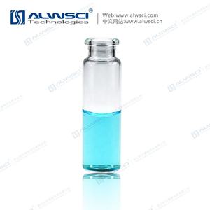 ALWSCI प्रयोगशाला उपयोग गैस क्रोमैटोग्राफी फ्लैट नीचे के साथ 20ml स्पष्ट headspace ग्लास शीशी समेटना - Product Image 5