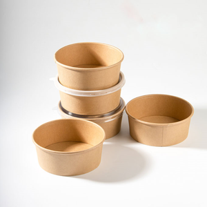 Tazón de Papel Desechable Ecológico Biodegradable para Comida Caliente y Fría, Catering, Comida para Llevar y Picnic - Product Image 2