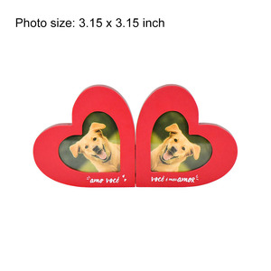 Wholesale Pet Memory Hand Craft Heart Shape Wooden Picture <strong>Frame</strong> for Pets Lovers - Product Image 2