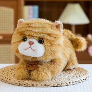All'ingrosso realistico Tabby Multi colore gatto peluche gattino giocattolo peluche bambole di animali di pezza - Product Image 4