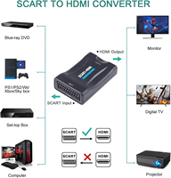 Adaptateur convertisseur SCART vers HD Full HD 720P/1080P, Plug & Play pour téléviseur, moniteur, projecteur
