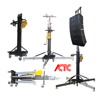 Cabrestante de alta resistencia de carga de 250KG, pantalla Led de 2-4M, matriz de línea de luz de escenario, altavoz, torre de elevación, soporte de manivela
