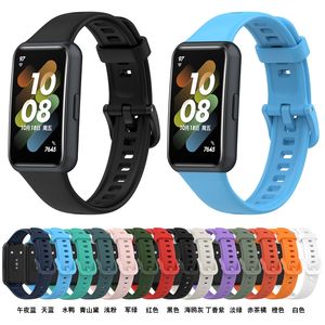 Nouvelle arrivée officielle silicone caoutchouc sport montre intelligente bande 7 bracelet pour Huawei bande 7 6 <span class=keywords><strong>4</strong></span> 3 <span class=keywords><strong>pro</strong></span> - Product Image 2