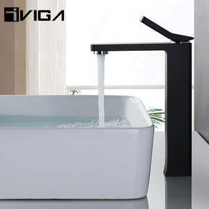 Professionale in ottone massiccio <span class=keywords><strong>alto</strong></span> <span class=keywords><strong>lavabo</strong></span> miscelatori rubinetti a manico singolo <span class=keywords><strong>rubinetto</strong></span> lavello da tavolo per <span class=keywords><strong>lavabo</strong></span> - Product Image 1