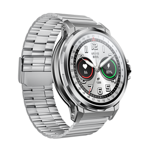 Siêu dài thời gian chờ SK43 thời trang Montre intelligente 1.65inch AMOLED Màn hình BT gọi Smartwatch cho nam giới với dây đeo bằng da - Product Image 3