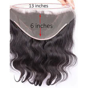 Premium # Extensiones de Cabello Humano Natural Negro 1B con Frontal 136, 100% Cabello Humano - Product Image 3