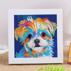 Kit d'art de peinture diamantée DIY WingArt, style romain, mini 5D, mosaïque de gemmes, jouet de <span class=keywords><strong>dessin</strong></span> diamanté - Product Image 4