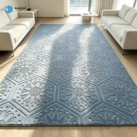 Tapis de sol gaufré 3D de haute qualité pour la décoration intérieure, tapis de salon, tapis de sol gaufrés, prix de gros