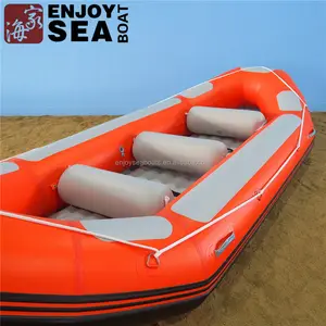 Inflatable नदी राफ्टिंग नौकाओं 6-8 लोगों AR-410 नारंगी और हल्के भूरे रंग बिक्री के लिए!!!