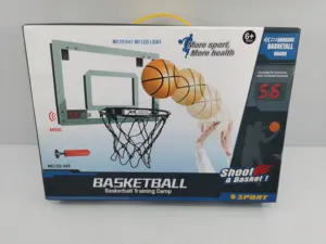 Kapalı Mini basketbol potası çocuklar ve yetişkinler için, basketbol potası seti kapı duvar oda elektronik skorbord