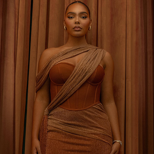 Vintage or <span class=keywords><strong>Celestina</strong></span> drapé Polyester mousseline de soie crêpe XL ODM mariage gland dentelle cristal Appliques nouveau - Product Image 2