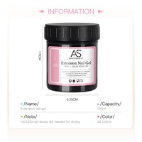 Gel de construction poly pour ongles 150 ml, marque privée, sans HEMA, sans TPO, gel de construction semi-permanent UV