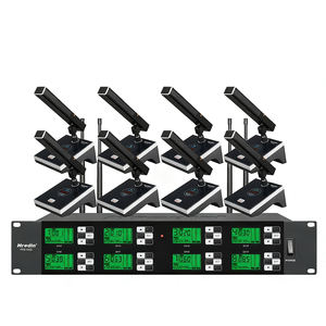 ميكروفون لاسلكي احترافي بـ 8 قنوات مع عنق مرن للاستخدام في غرف الاجتماعات والمؤتمرات مع خاصية إلغاء الضوضاء - Product Image 2