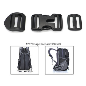 Boucle à pression en plastique KJM A-267 26mm 40mm pour sacs d'extérieur, fixation durable à dégagement rapide - Product Image 4