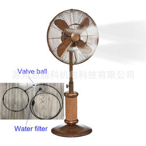 Boquilla de pulverización en anillo para ventilador, 10m, 5 cabezales, con válvula de bola y conector de plástico para enfriamiento y humidificación, instalación en techo - Product Image 4