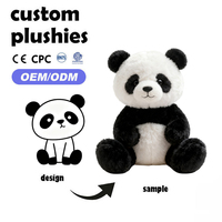 Peluche personnalisée en forme de cheval, jouet en peluche lesté, design mignon, super doux, rembourrage en coton PP, personnalisable