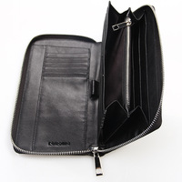 Tas Selempang Pria Kulit Asli Rusia, Dompet Kasual Mewah Ringan, Tas Tangan Fashion Resleting, Portabel, Grosir