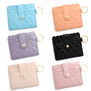 Porte-clés porte-cartes de crédit pour femmes porte-monnaie papillon tournesol imprimé léopard porte-monnaie en cuir porte-clés porte-cartes de crédit - Product Image 4