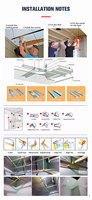 Panneau de plafond incurvé Mur en pvc laminé Brillant Panneaux muraux en plastique et résine pvc de haute qualité Panneau de plafond pour salle de lavage de voiture
