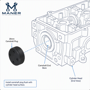 Tapón del árbol de levas del motor MANER 06B103113C para Audi VW Skoda Seat EA113 EA888 Gen1 Gen2 1.8T 2.0T - Product Image 5