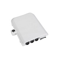 8-Core Cassette Fiber Optic Splitter Distribution Box ABS Material 3-in-8-out Ports FTTH Outdoor Pole/Aerial/Wall Mounted IP68