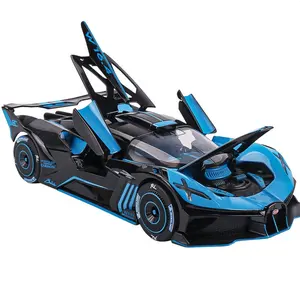 1:24ダイキャストカーモデル子供のおもちゃギフト合金おもちゃの車のシミュレーション音と軽金属のコンセプトカーモデル