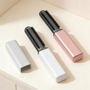 Brosse lissante chauffante sans fil compacte 0728 longue durée pour cheveux courts, idéale pour un usage quotidien, en voyage ou en salon - Product Image 4