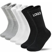 Vente en gros de chaussettes à impression personnalisée avec logo Calcetines Chaussettes de sport de cyclisme en coton de créateur