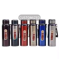 Bouteilles d'eau isothermes modernes en acier inoxydable OEM 800ML/1000ML pour le sport et l'escalade en extérieur, avec couvercle sans BPA, écologiques pour le voyage