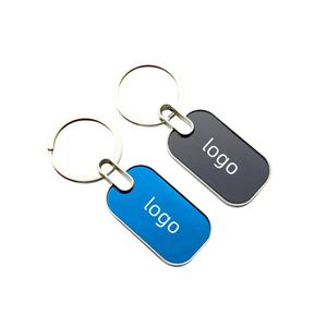 Advertising Promo Gift Metal Laser Engraving Keychain Logo Alloy <b>Key</b> Chains <b>Blank</b> Keychain Keyring Custom logo - Product Image 2