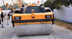 Rodillo Compactador Vibratorio con Sistema Hidráulico, Rodillo Diesel para Carreteras 6213E, Masa Operativa 13 Toneladas, Vibrador - Product Image 4