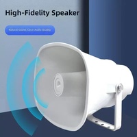 Altavoz IP Pasivo para Exteriores CaiDS, Altavoz de Pared con Bocina, Sistema de Megafonía con Alta Resistencia y Salida de 30W