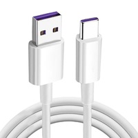 Kabel Data Pengisian Daya USB Type-C Berkualitas Tinggi 5A 6A 66W, Kabel Pengisian Daya Super Cepat, Kabel Sinkronisasi Data Kecepatan Tinggi Kompatibel Untuk Samsung