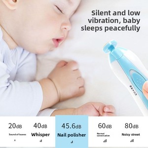 Ensemble de coupe-ongles électrique multifonctionnel anti-rayures pour enfants et bébé en plastique durable - Product Image 4