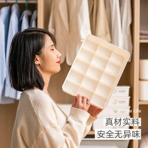 Caja de Almacenamiento para Ropa Interior y Sujetadores Xitianlong, Rectangular, de Plástico PP Resistente, Organizador de Ropa para el Hogar, Armario y Dormitorio - Product Image 1