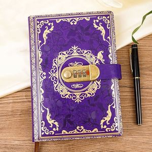 Custom <b>Journal</b> Purple Plain Customized Painting Drawing Blank <b>Journal</b> Spiral Leather PU Notebook for Students School - Product Image 6