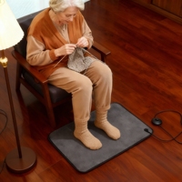 Tapis chauffant pour les pieds Scandi Warmth - Chauffage au sol minimaliste et économe en énergie avec utilisation sans enlever les chaussures et contrôle doux par tapotement des pieds