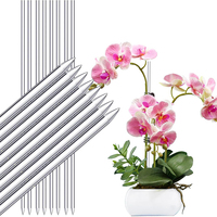 Support de culture pour plantes Poteaux de support pour plantes de jardin Piquets acryliques pour plantes de 15.6 pouces Piquet d'orchidées transparent