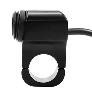 Interrupteur de guidon de moto électrique, fils de 10 ampères pour mise à niveau et modernisation, en alliage d'aluminium avec commande des feux de détresse - Product Image 5