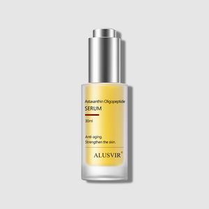 韓国の自社ブランドスキンケア製品アスタキサンチン血清抗酸化剤老化防止ダークスポット除去剤ホワイトニンググローフェイスセラム - Product Image 1