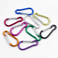 Accessoires de porte-clés en métal de haute qualité 2026, mini mousqueton pivotant en métal