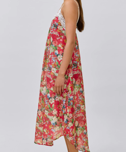 Pijamas Cómodos al <span class=keywords><strong>por</strong></span> Mayor para Mujer, Vestidos de <span class=keywords><strong>Dormir</strong></span> con Estampado Floral Encantador, Ropa de <span class=keywords><strong>Dormir</strong></span> Informal para Mujer - Product Image 2