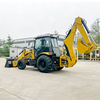 Chargeuse sur pneus pour tracteur diesel 4x4 Chargeuse sur pneus frontale avec composants centraux Garantie 1 an Chargeuse compacte sur chenilles