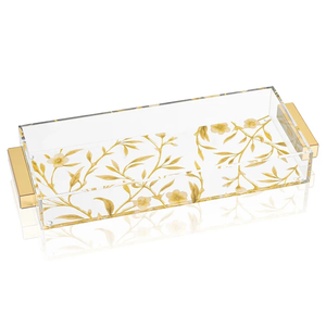 Carta di Preghiera Ebraica in Acrilico Lucite Simanim con Melagrana Dorata per Rosh Hashanah, Regalo da Tavolo per il Nuovo Anno Ebraico - Product Image 3