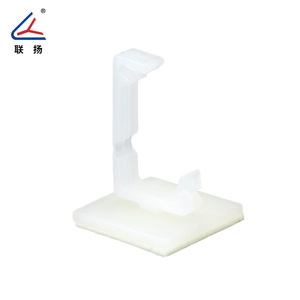 Clip adhésif pour câble Lianyang Wsk, type boucle carrée en nylon, pour fixation de faisceau de câbles - Product Image 4
