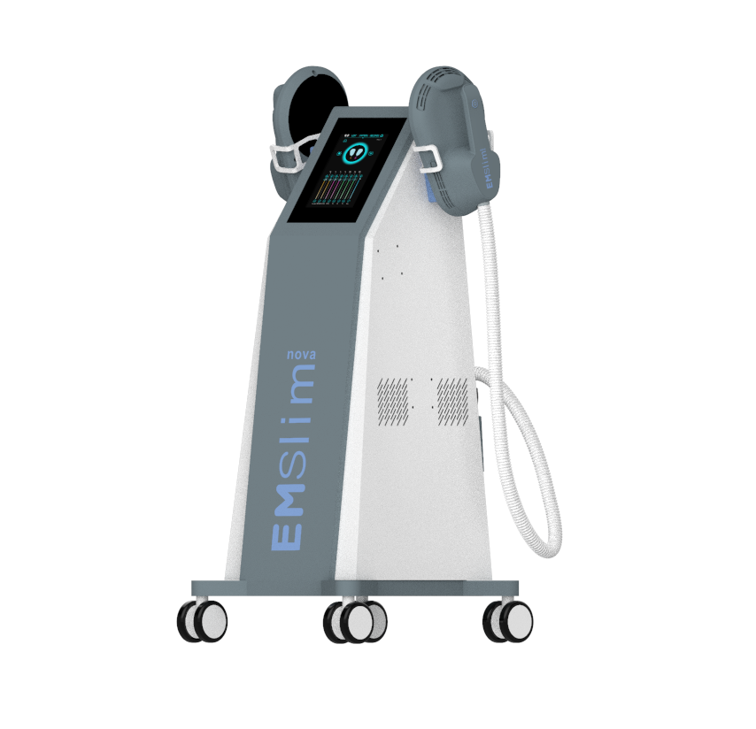 Emslim nova muscle training fat removal skin tightening with tesla hiemt ems rf heating energy 2 in 1