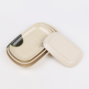 Juego de Platos Rectangulares de Melamina, Ecológicos, para Servir Alimentos, Uso Comercial en Hoteles - Product Image 2