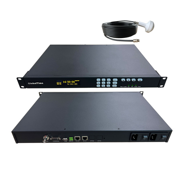 NTP GPS Time Server, 1/2/4 Ethernet Port, Built-in Crystal Oscillator