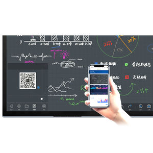 98 inç interaktif dijital dokunmatik Panel ekran 4K dokunmatik ekran 20 puan düz Panel ile okullar için interaktif beyaz tahta - Product Image 3